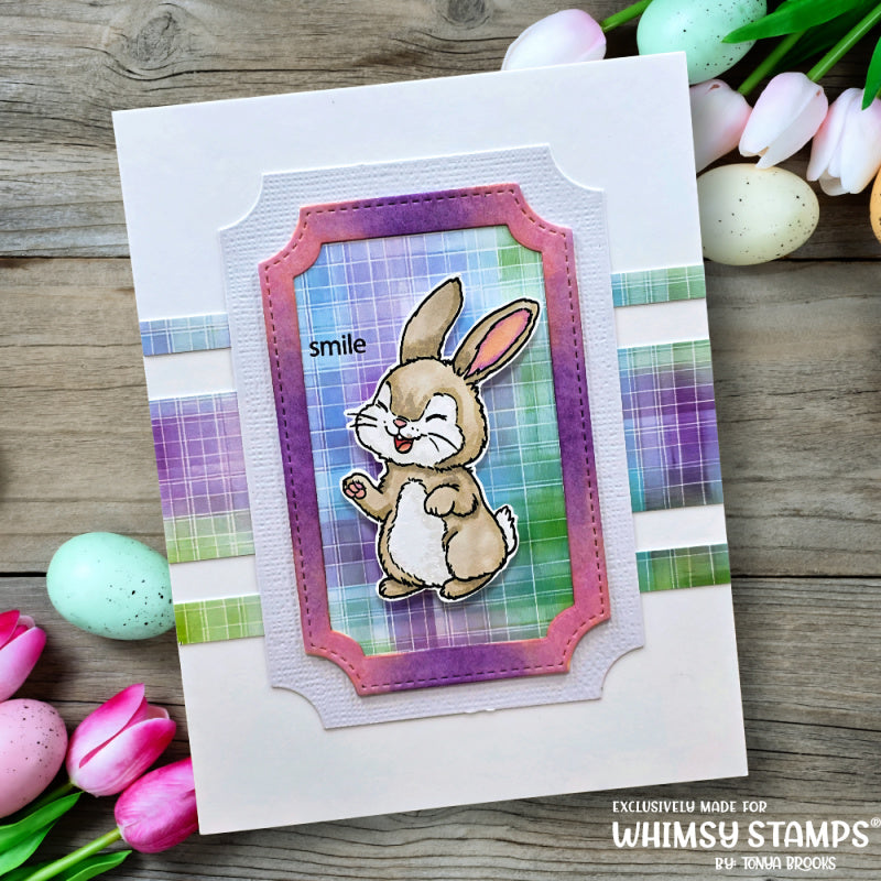 *NEW 6x6 Paper Pack - Pastel Plaid - Whimsy Stamps
