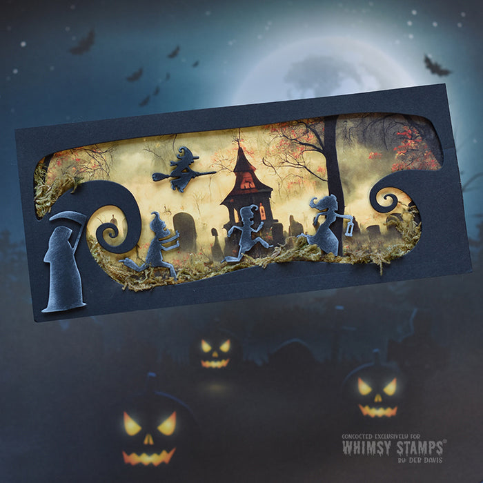 **NEW Slimline Paper Pack - Nightmares - Whimsy Stamps