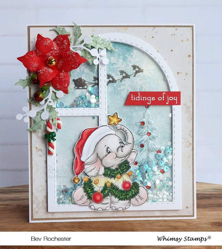 Ellie the Christmas Tree - Digital Stamp - Whimsy Stamps