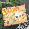 **NEW Arrgh Word and Shadow Die Set - Whimsy Stamps