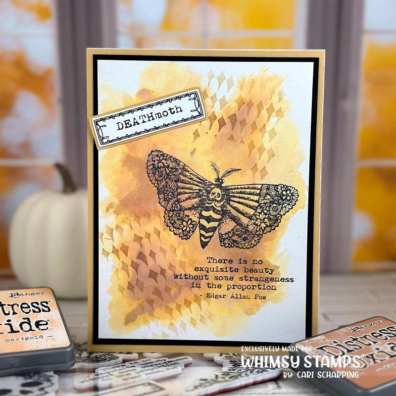 **NEW Exquisite Beauty Rubber Cling Stamp - Whimsy Stamps