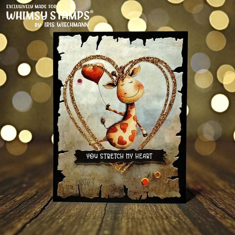 *NEW Quick Card Fronts - Heartfelt Giraffes 1