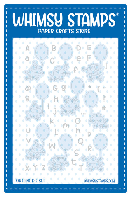 AlFROGabet Outlines Die Set - Whimsy Stamps