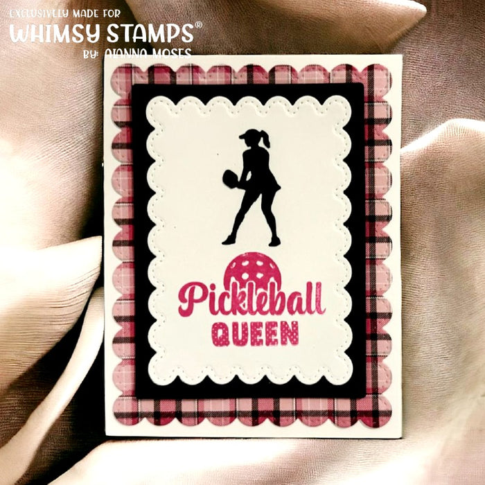 **NEW Pickleball Clear Stamps - Whimsy Stamps