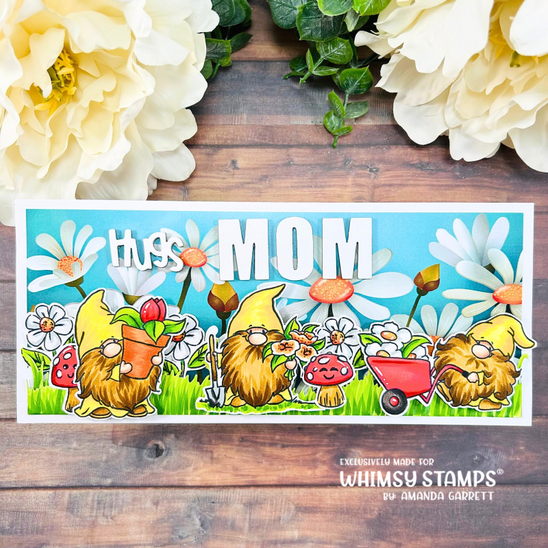 Slimline Paper Pack - Gulliver's Garden - Whimsy Stamps
