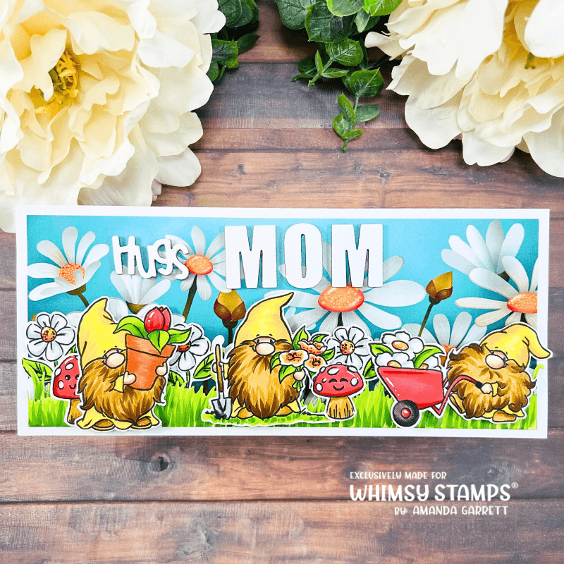 Slimline Paper Pack - Gulliver's Garden - Whimsy Stamps