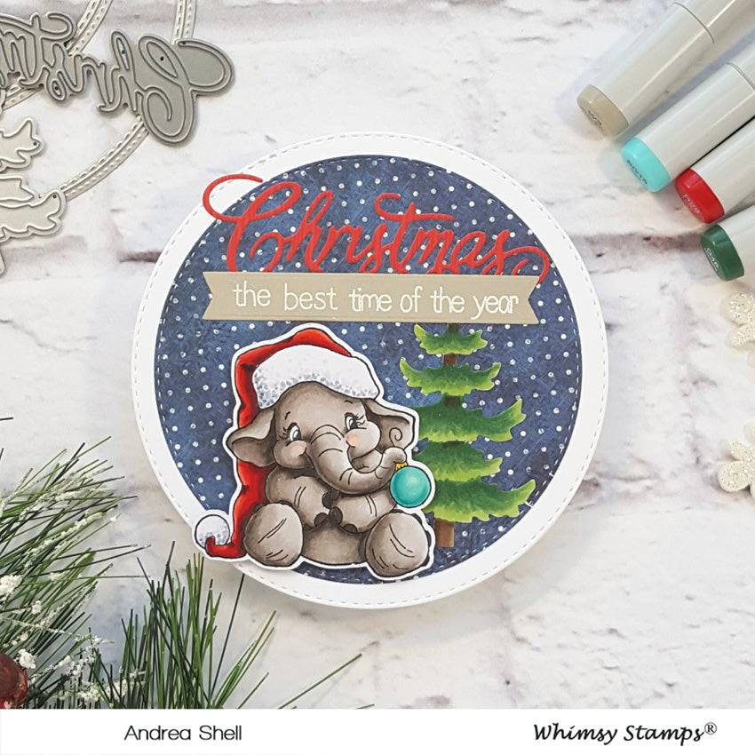 Ellie's Bauble - Digital Stamp - Whimsy Stamps