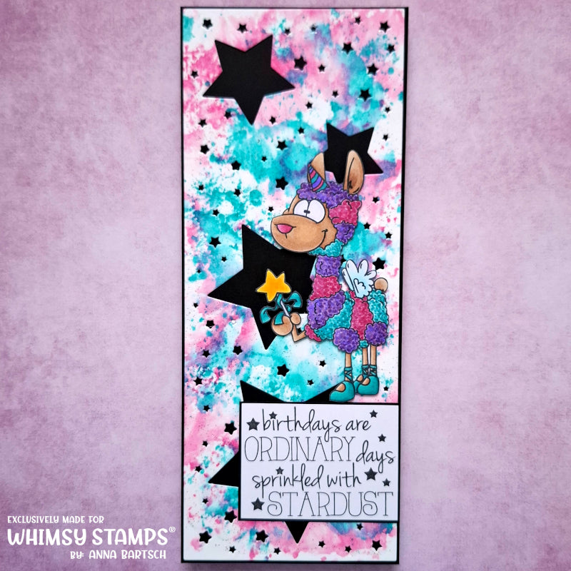 Fairy Llamacorn Magic Clear Stamps - Whimsy Stamps