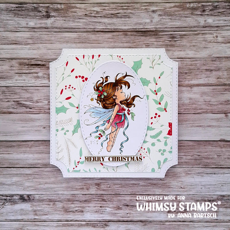 Mistletoe Fairy - Digital Stamp - Whimsy Stamps