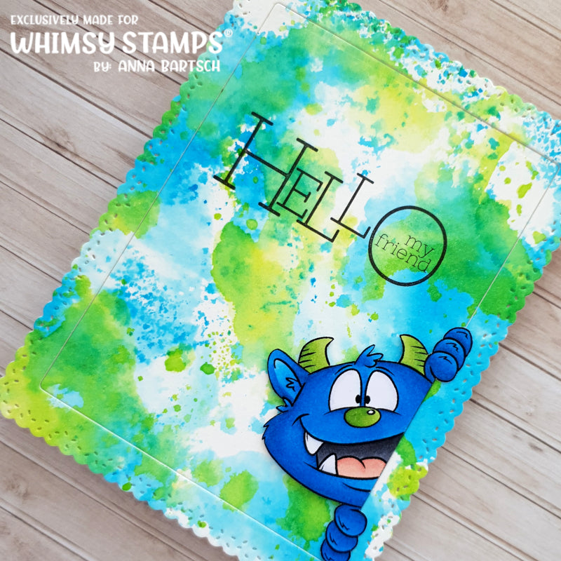 Monster Smiles - Digital Stamp - Whimsy Stamps