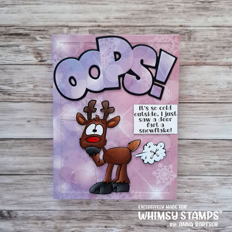 Reindeer Farts - Digital Stamp - Whimsy Stamps