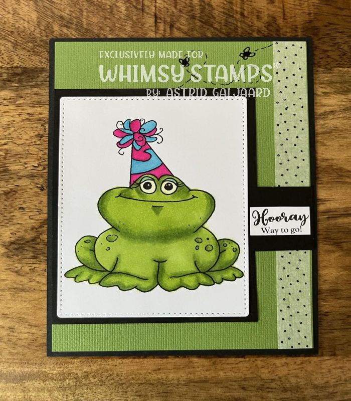 Froggie Hoppy Day 3 - Digital Stamp - Whimsy Stamps