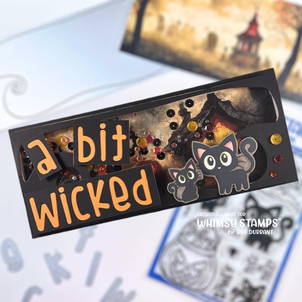 Slimline Paper Pack - Nightmares - Whimsy Stamps