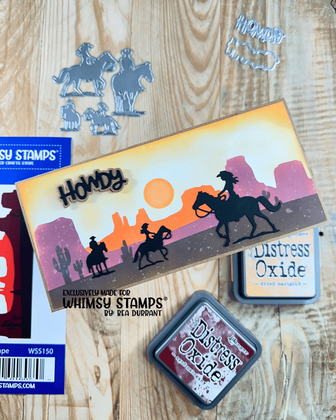 Range Riders Die Set - Whimsy Stamps