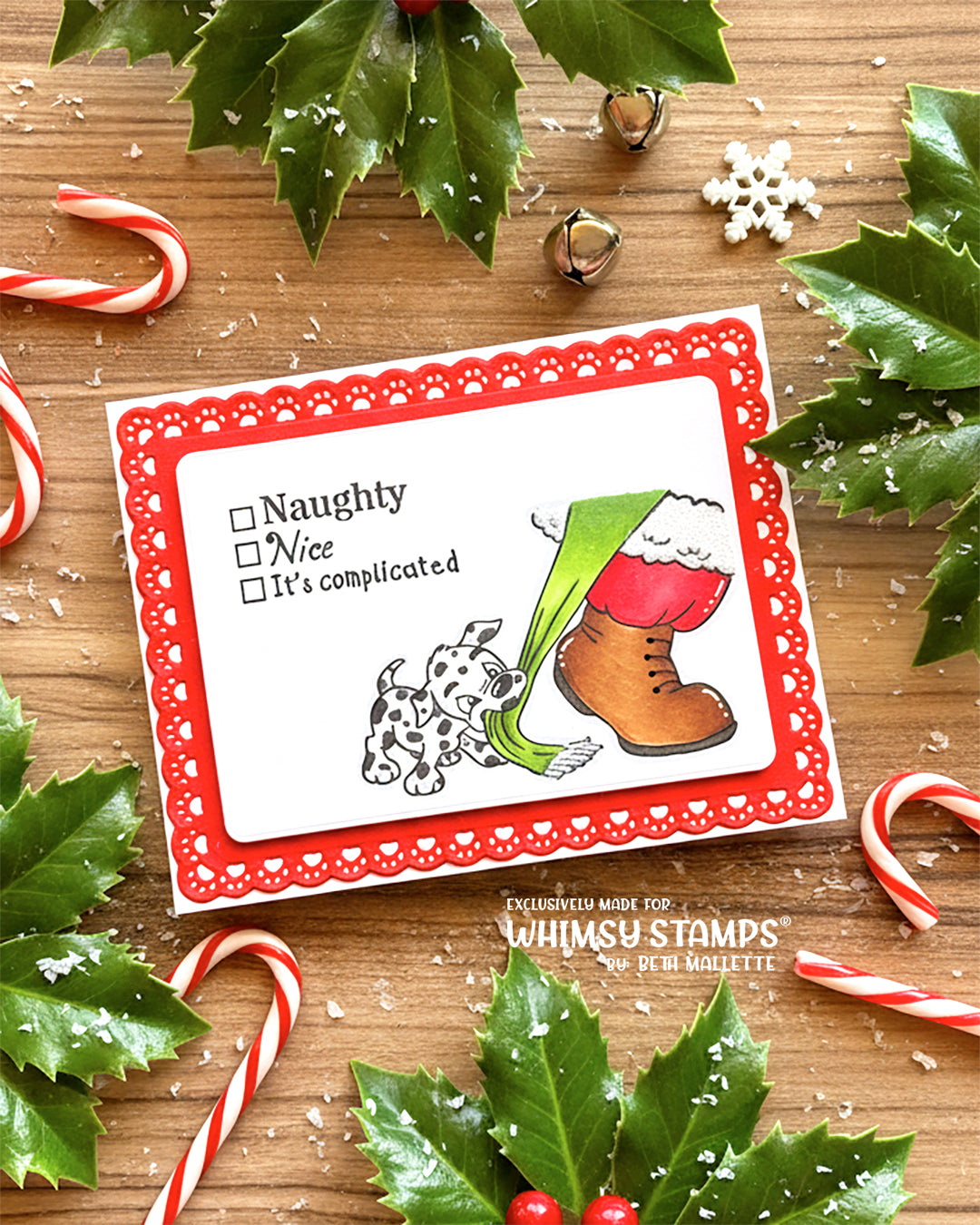 *NEW Jolly Puppy Kisses Clear Stamps - Whimsy Stamps