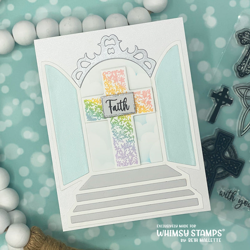 Crosses Outline Die Set - Whimsy Stamps