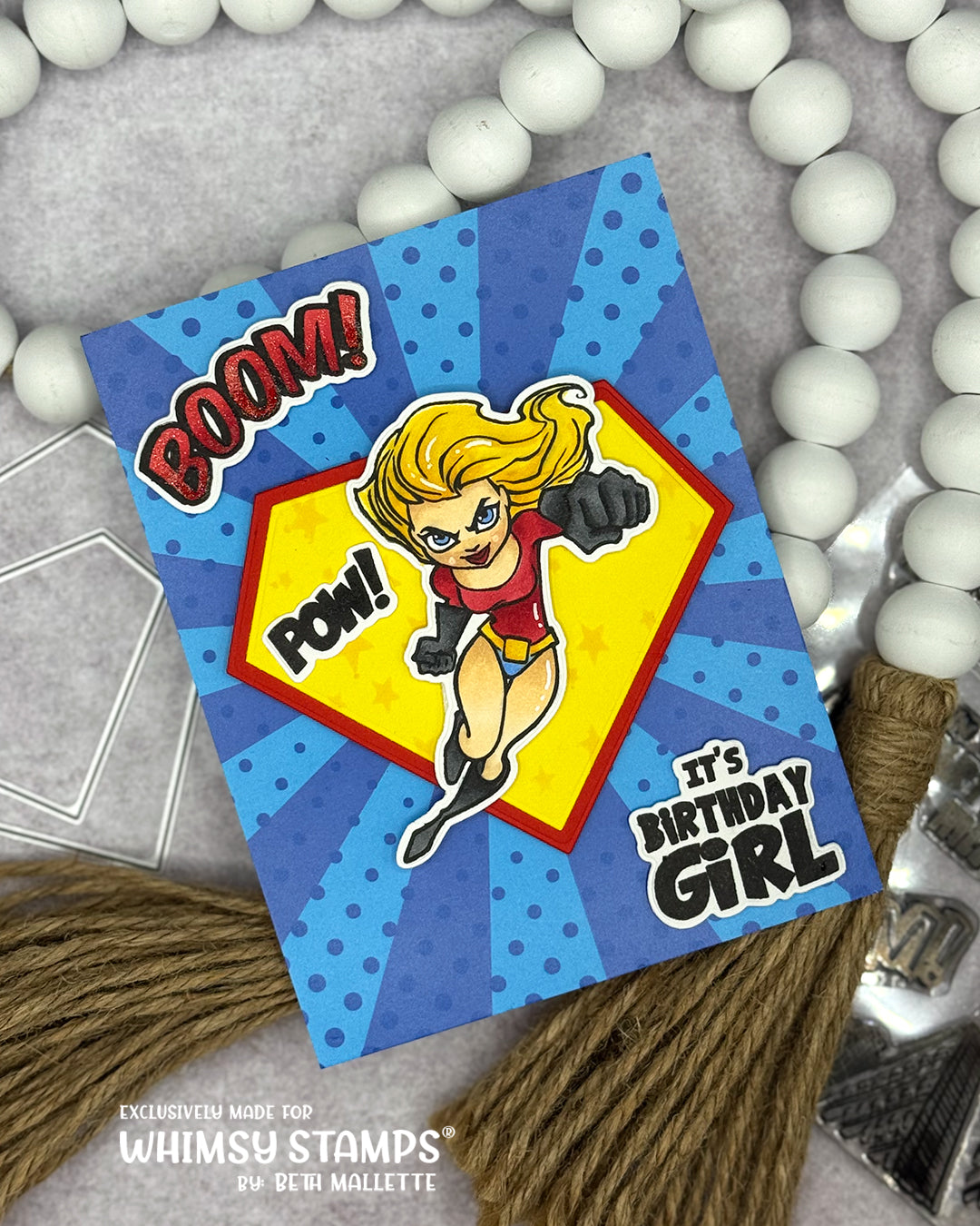 It's Birthday Girl Outline Die Set - Whimsy Stamps