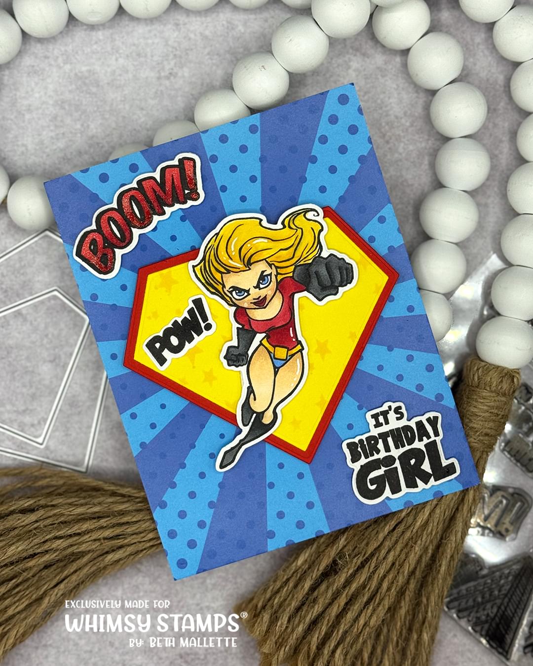 It's Birthday Girl Outline Die Set - Whimsy Stamps