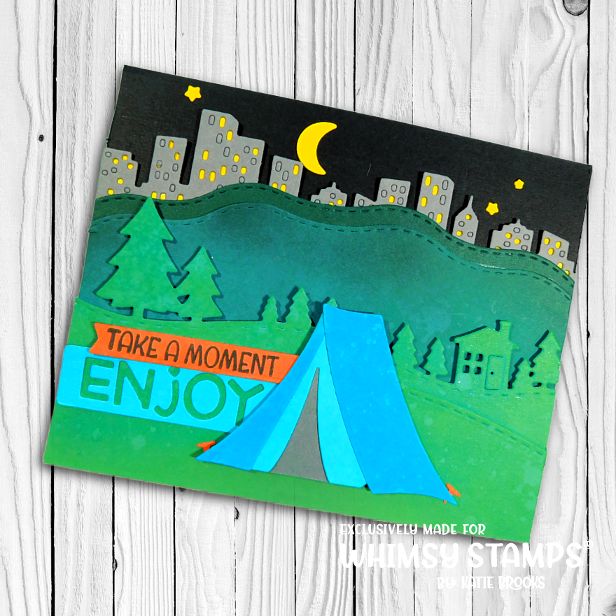 Happy Camper Die Set - Whimsy Stamps