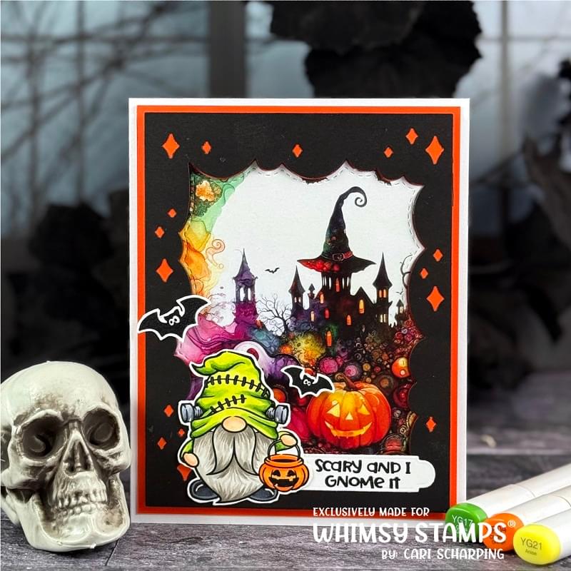 *NEW GnomeOween Clear Stamps - Whimsy Stamps