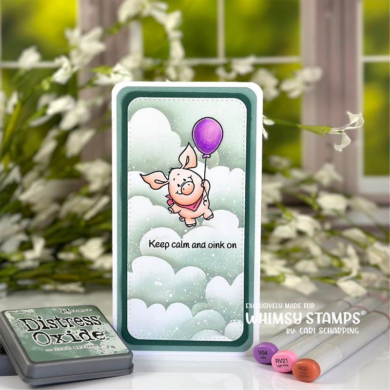 Piggies Crushed It - NoFuss Masks - Whimsy Stamps