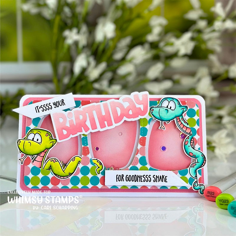 Mini Slim Pickens Stencil - Whimsy Stamps