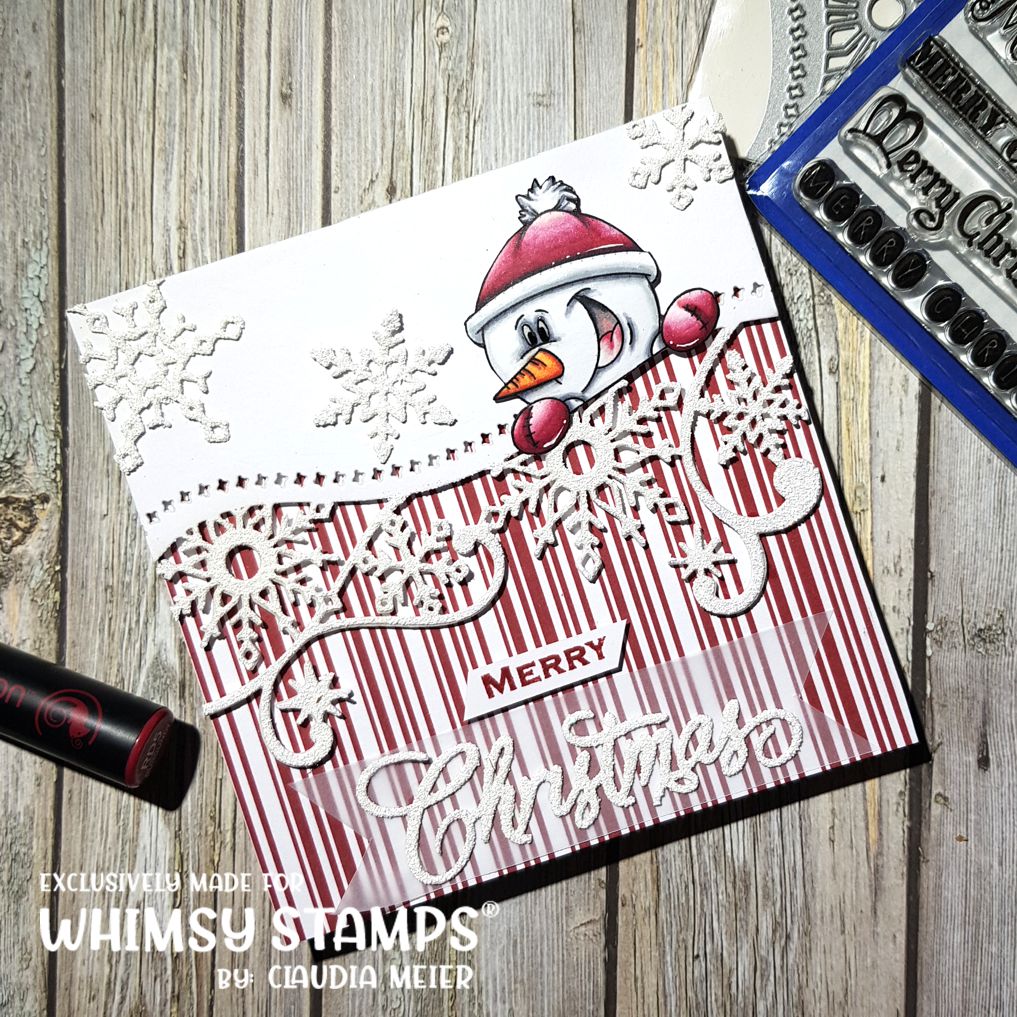 Snowman Fun - Digital Stamp - Whimsy Stamps