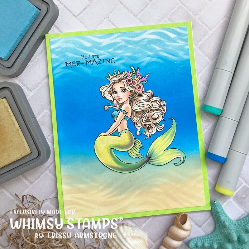 Mermaid Meditations NoFuss Masks - Whimsy Stamps