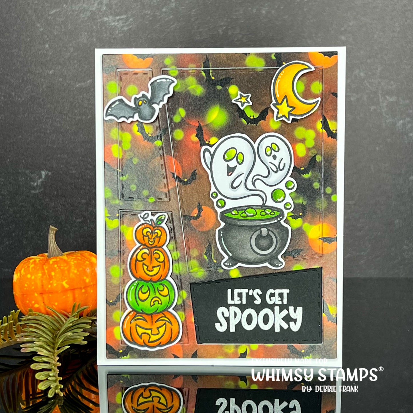 Boo Ghosts Clear Stamps - Whimsy Stamps