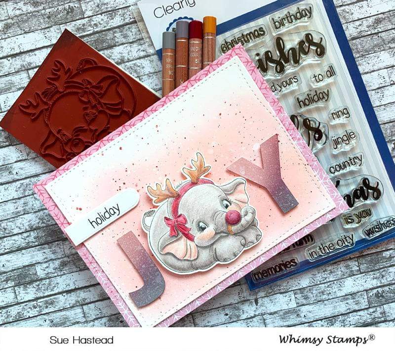 Ellie the Special Reindeer - Digital Stamp - Whimsy Stamps