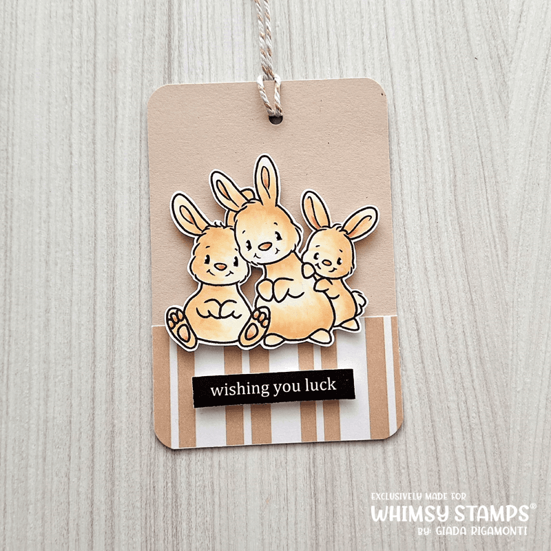 A Bunny Birthday - Digital Stamp Set - Whimsy Stamps