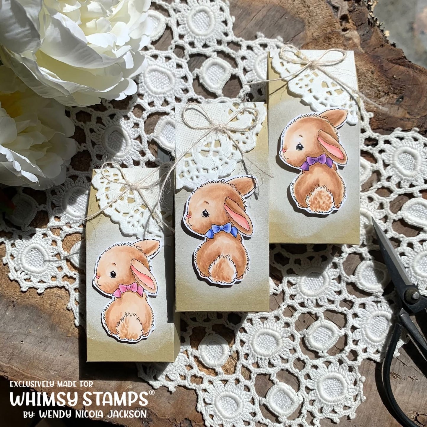 Bunny Cutie - Digital Stamp - Whimsy Stamps