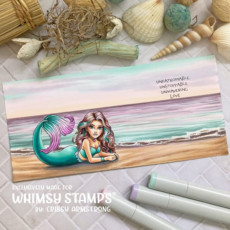 Mermaid Meditations NoFuss Masks - Whimsy Stamps