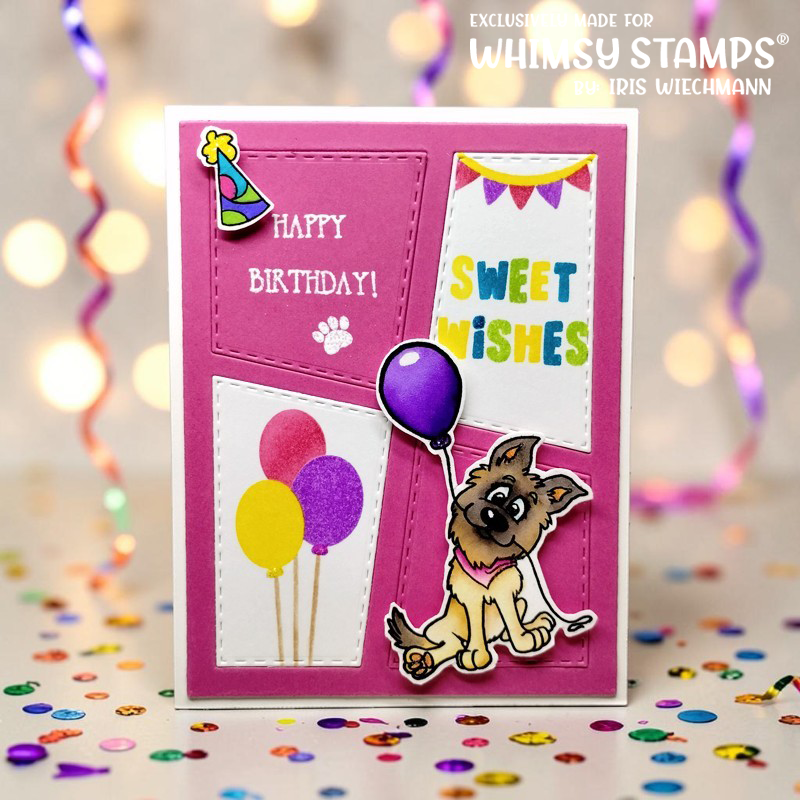 *NEW Doggone Birthdays Clear Stamps - Whimsy Stamps