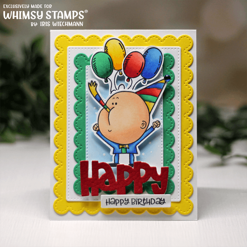 Birthday Butthead Outline Die - Whimsy Stamps