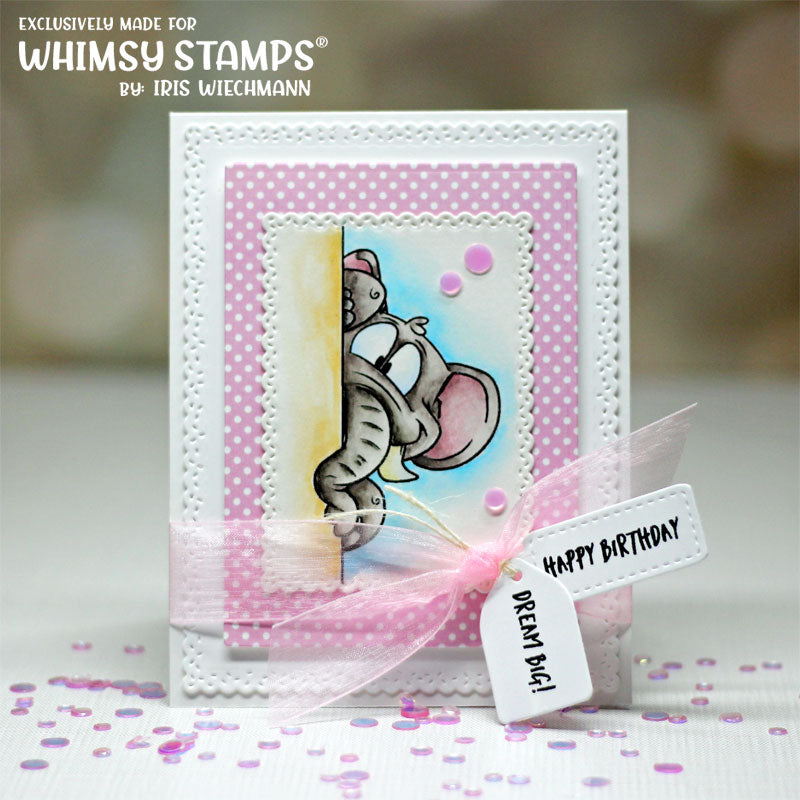 Elephantastic Clear Stamps - Whimsy Stamps