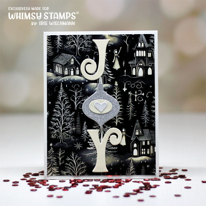 Joy Word Die Set - Whimsy Stamps