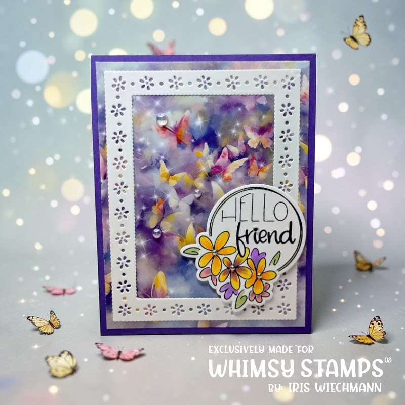 *NEW Hello Friend Clear Stamps - Whimsy Stamps
