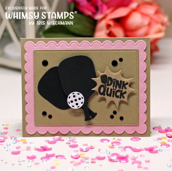 **NEW Mix and Match Scallop Rectangles Die Set - Whimsy Stamps