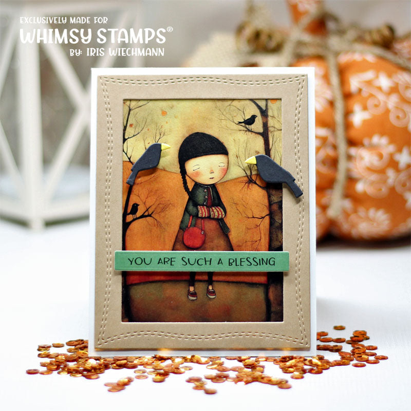 A Murder of Crows Die Set - Whimsy Stamps