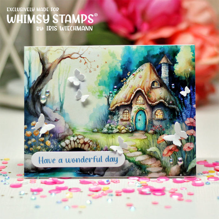 **NEW Quick Card Fronts - Enchanted Cottage 2 - Whimsy Stamps
