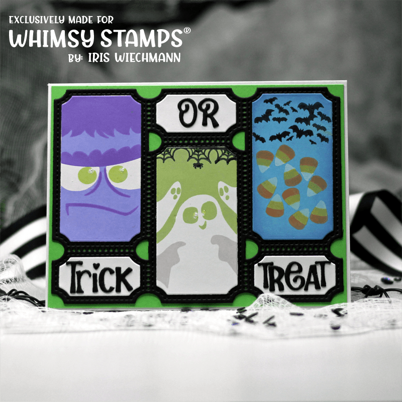 *NEW Halloween Bitty Borders Clear Stamps - Whimsy Stamps