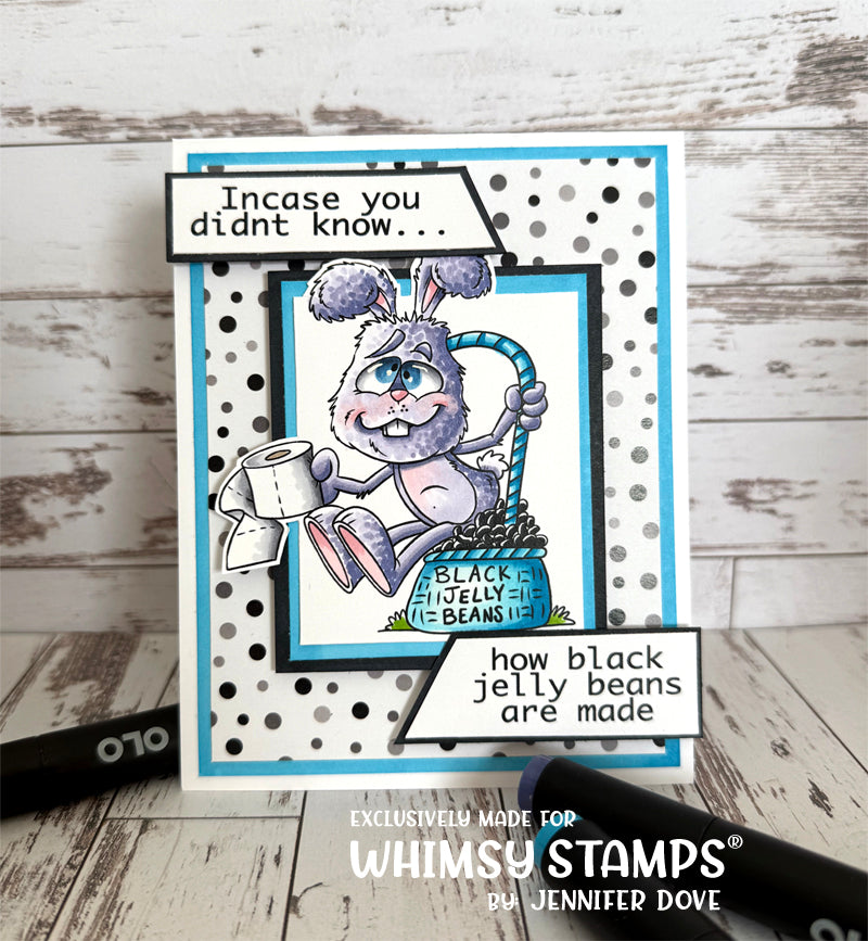 Bunny Beans - Digital Stamp - Whimsy Stamps