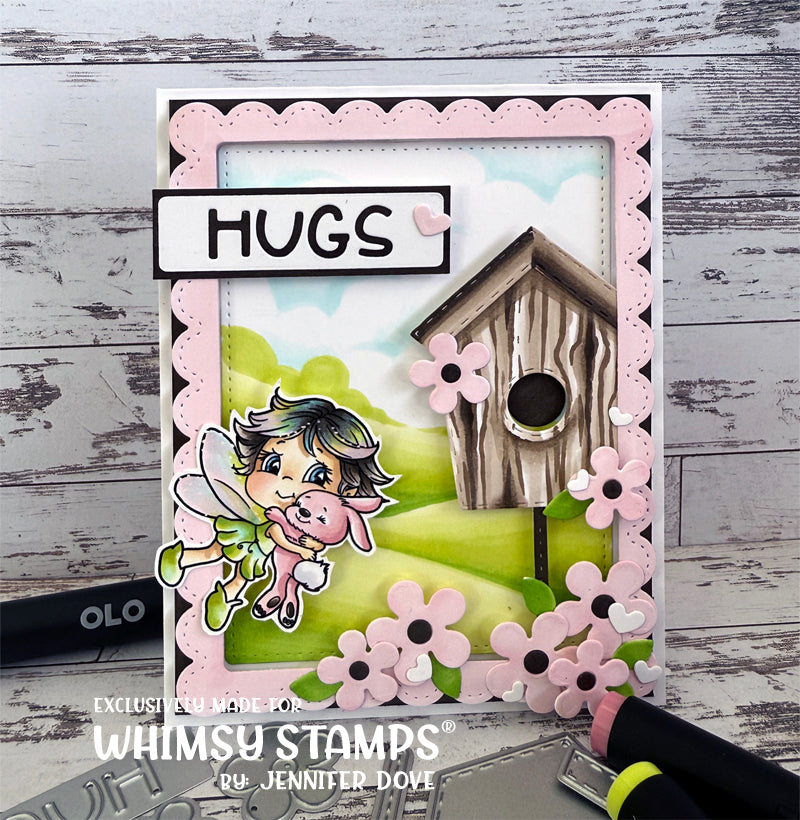 Fairy Wishes Clear Stamps - Whimsy Stamps
