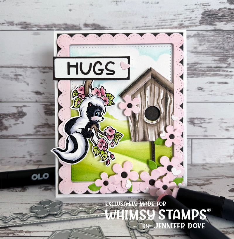 Odorable Skunks Clear Stamps - Whimsy Stamps