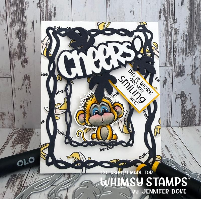 Adorable Monkeys Clear Stamps - Whimsy Stamps