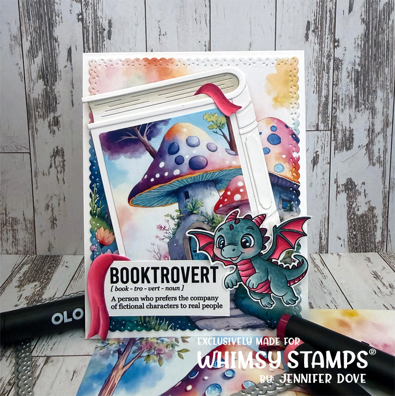Book Nerd Clear Stamps
