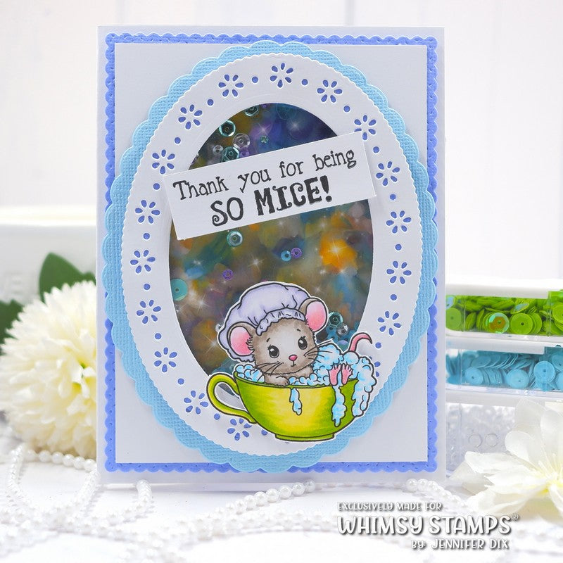 *NEW A Very Mice Day Clear Stamps - Whimsy Stamps