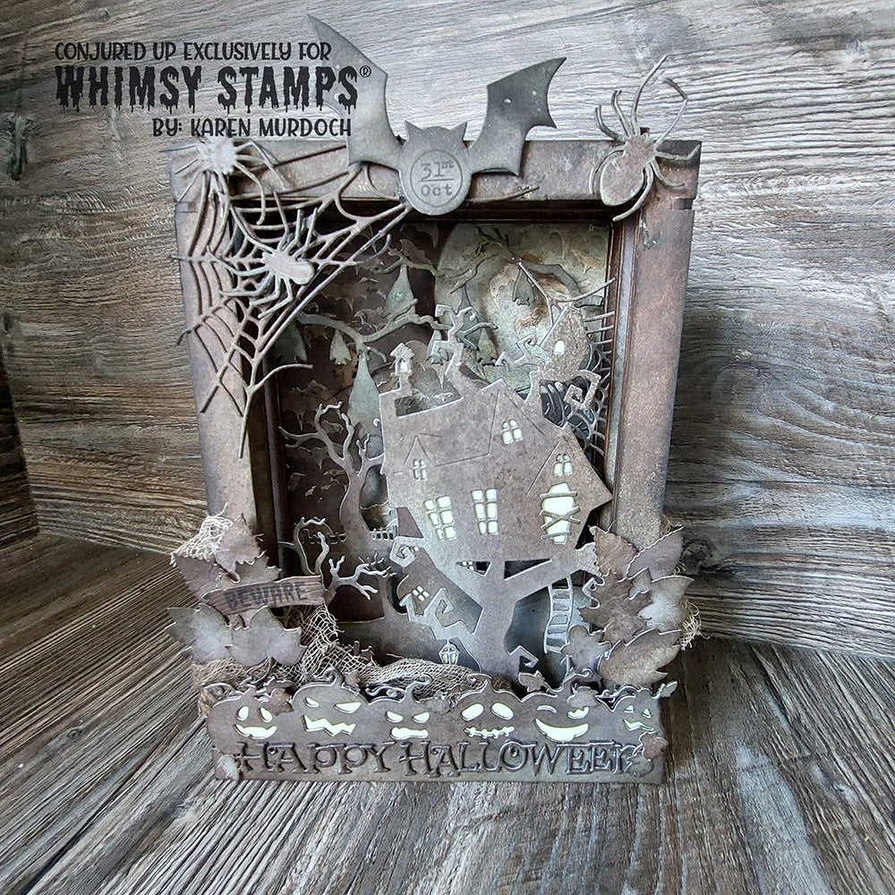 Spiders and Webs Die Set - Whimsy Stamps