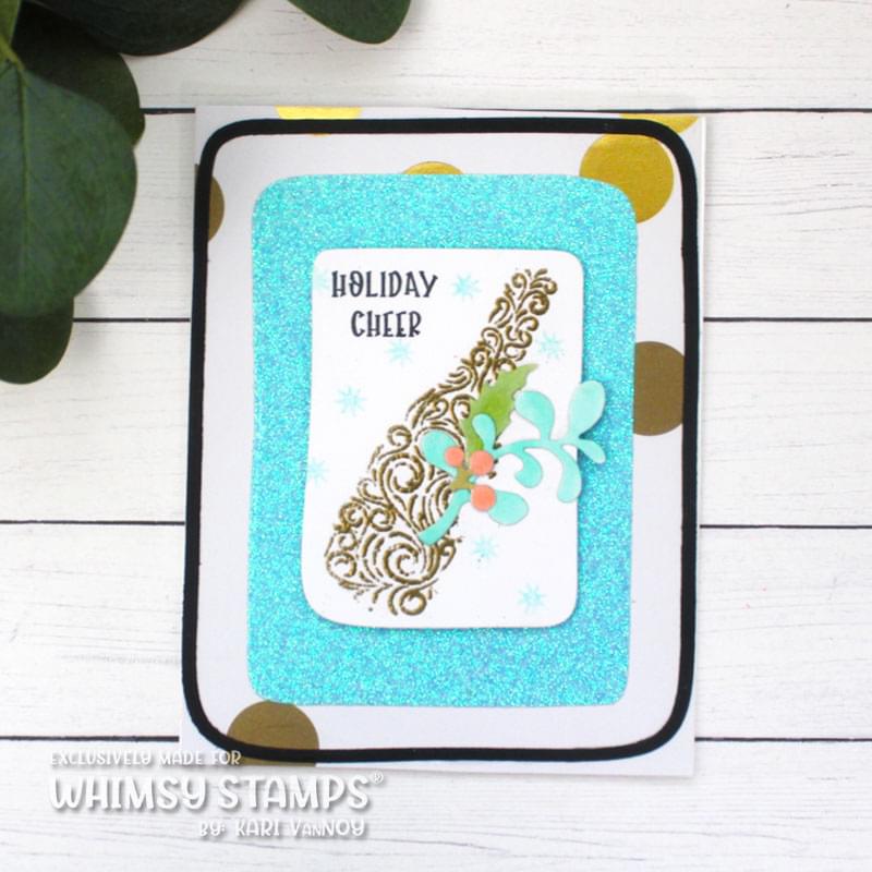 Celebrate Champagne Clear Stamps - Whimsy Stamps